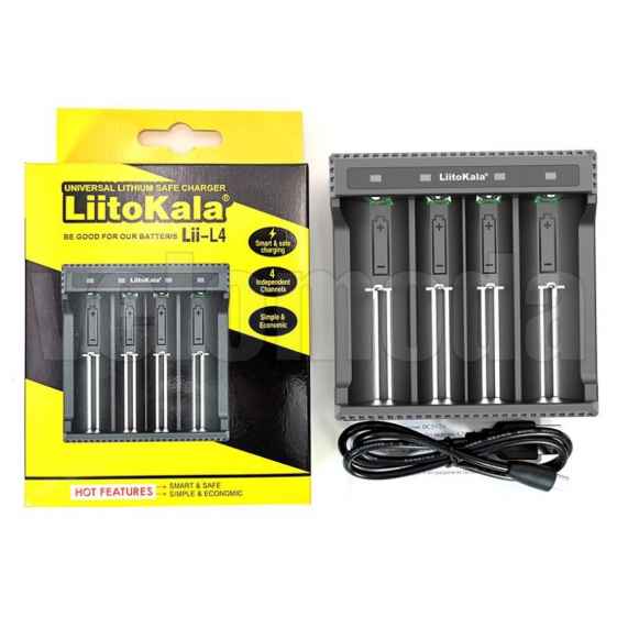 Зарядное устройство Liitokala Lii-L4 для 18650, 14500, 26650