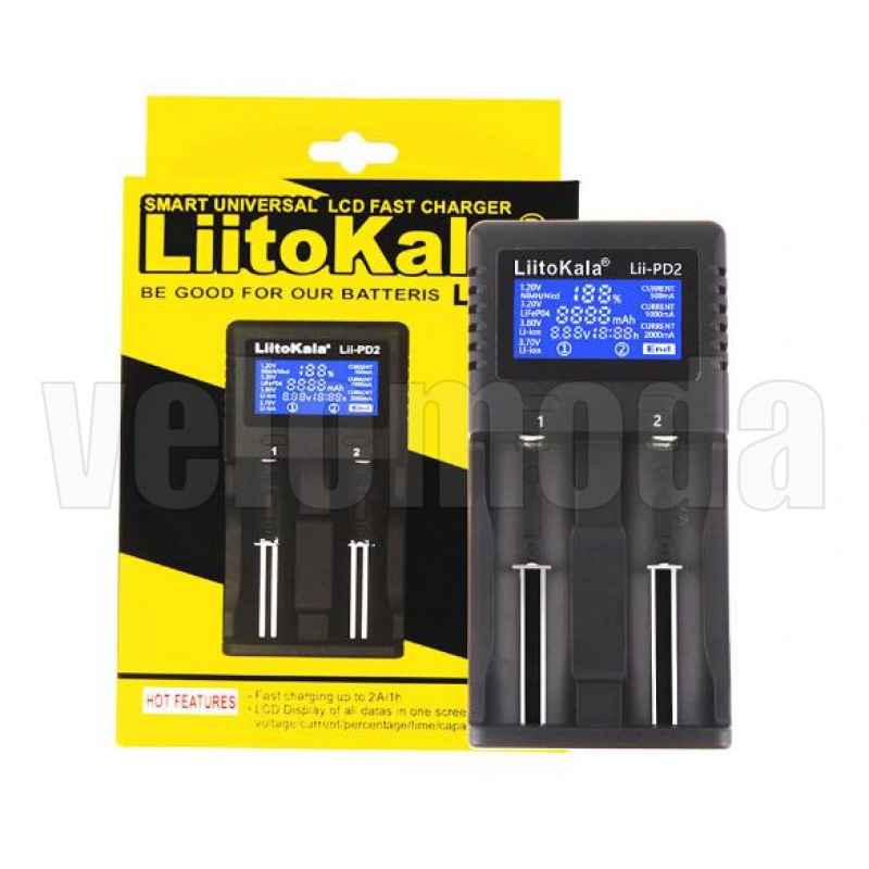 Зарядное устройство Liitokala Lii-PD2 для 18650, 14500, AA, AAA Зарядное устройство Liitokala Lii-PD2 для 18650, 14500, AA, AAA