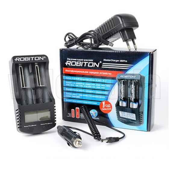 Зарядное устройство Robiton MasterCharger 2B/Pro AA, AAA, 18650