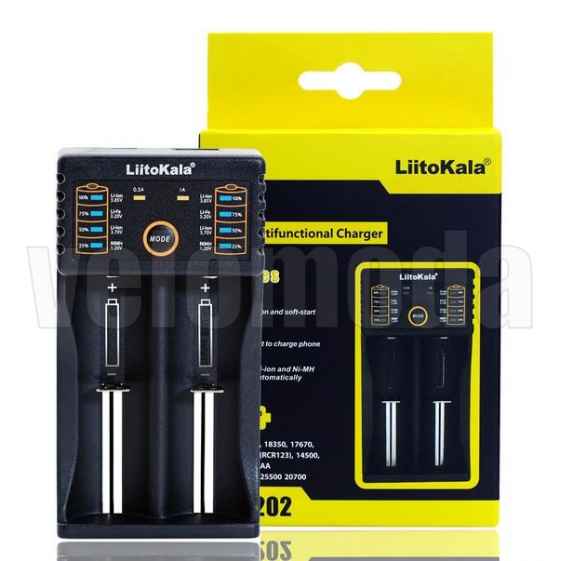 Зарядное устройство Liitokala Lii-202 для 18650, 14500, AA, AAA