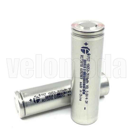 Аккумулятор 18650 FST 2400 mAh LI-ION 3.6V/4.2V (Металлик)