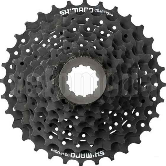 Кассета Shimano 9 зв. CS-HG200-9 11-34, без упак. (Черный)