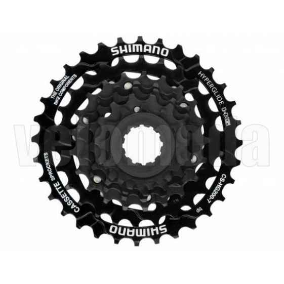 Кассета Shimano 7 зв. CS-HG200-7 12-32, без упак. (Черный)