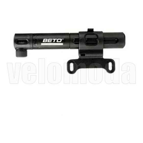 Велосипедный насос Beto CRH-015P, 2 Way, 80 Psi (Черный)