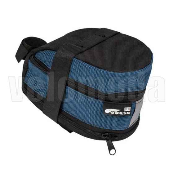 Велосумка под седло Course большая дуэт (Синий)