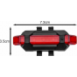 Фонарь задний на подседел, перо CYGM-918, micro USB