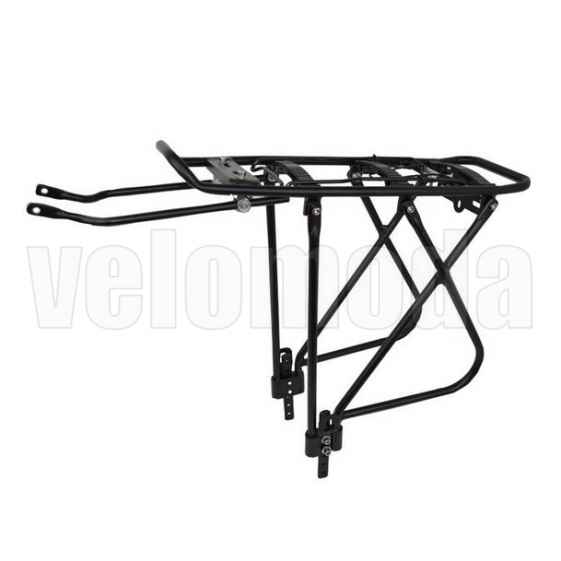 Багажник 26-29" Horst H041 с прижимной лапкой, алюминиевый (Черный)