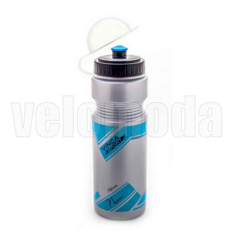 Фляга Vinca Sport Neon 0.75l с крышкой (Серый-бирюзовый) Фляга Vinca Sport Neon 0.75l с крышкой (Серый-бирюзовый)