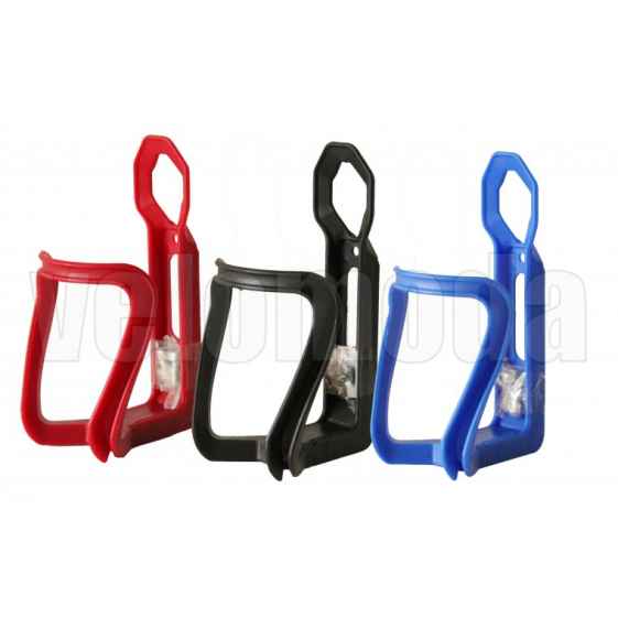 Флягодержатель универсальный Roswheel пластик (синий/красный)