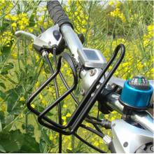 Флягодержатель алюминиевый на руль велосипеда/самоката RayPal T-10B (Чёрный)