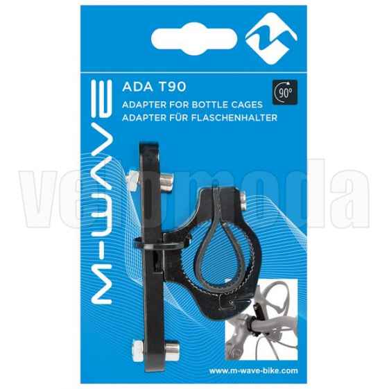 Крепление флягодержателя M-Wave ADA T90, 22.2-25.4мм (Черный)