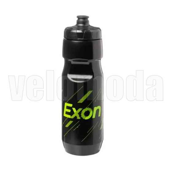 Велофляга Exon 750 мл (черный/зеленый)