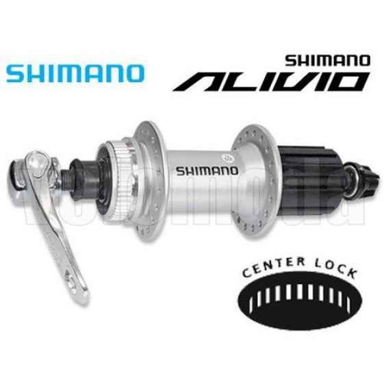 Втулка для заднего колеса велосипеда Shimano Alivio M435 36 отв., 8-9 скоростей (металлик)