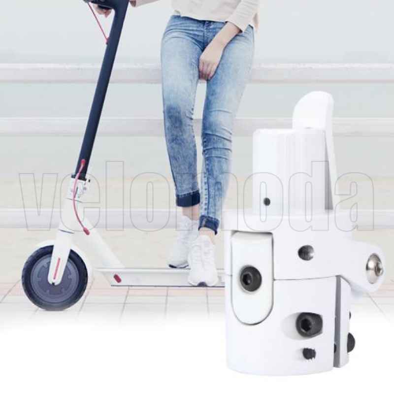 Механизм складывания в сборе для электросамоката Xiaomi Mijia M365, 1S, Pro, Pro 2 (Белый)