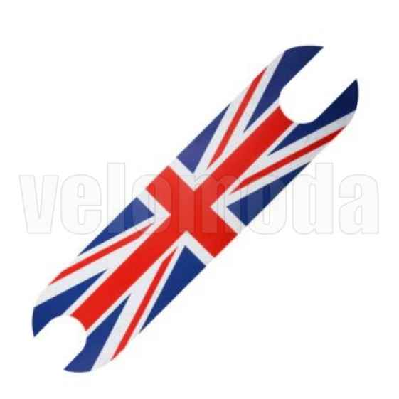 Коврик ПВХ + наждачка на клейкой основе для электросамоката Xiaomi Mijia M365, 1S (Юнион Джек)