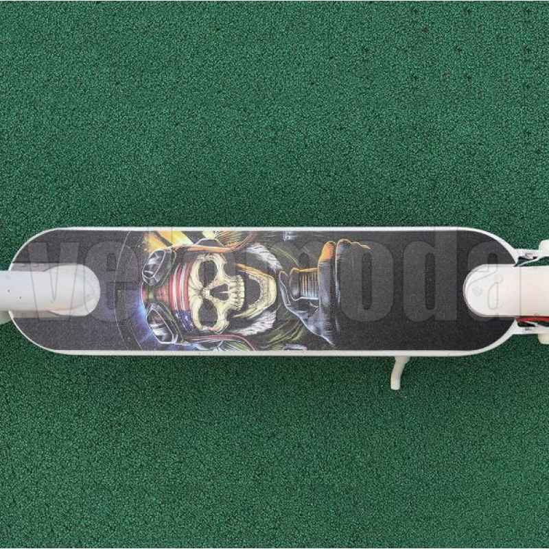 Коврик наждачка на деку Ninebot G30 Max (Череп)
