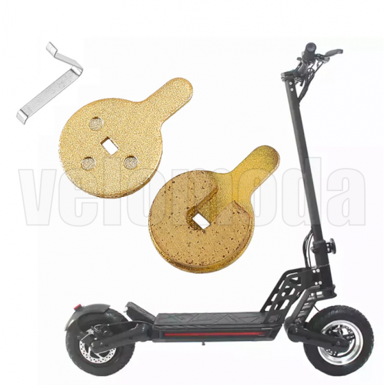Колодки тормозные L-06 для Kugoo C1, G2 Pro, M4 Pro Plus металлические с медью