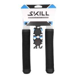 Грипсы STG HL-G305 резиновые, 125 мм (Черный-красный)