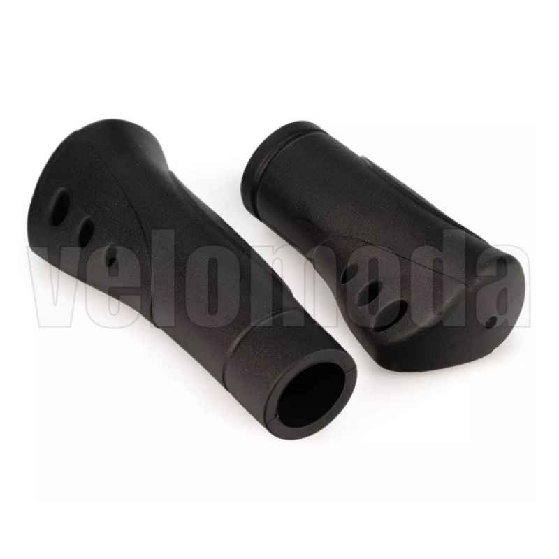 Грипсы анатомические HL-G128 120+90 мм (Черные)