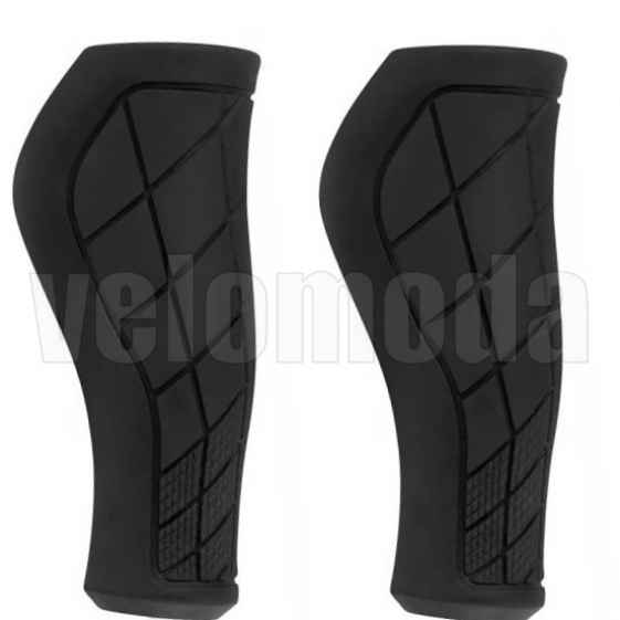 Грипсы анатомические HL-G307 130 мм (Черные)