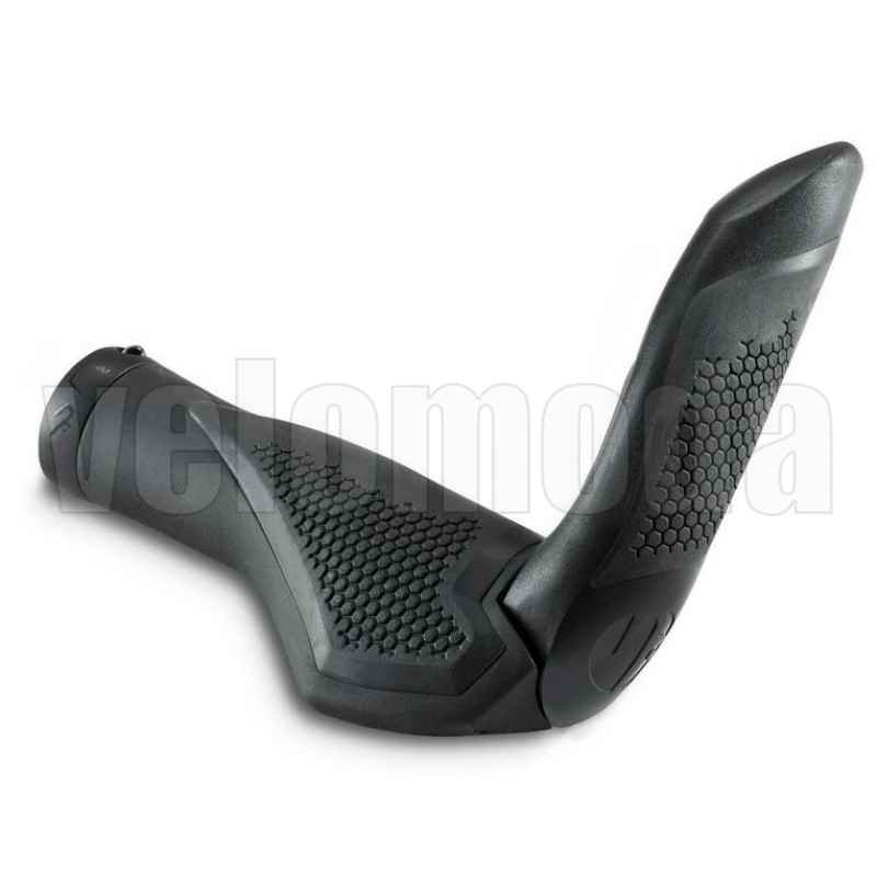 Грипсы с рогами Cube 13115, Natural Fit Comfort Grips, L (Черный-серый)