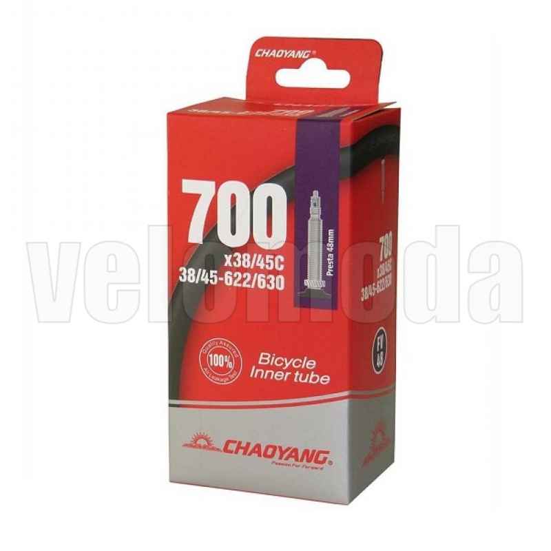 Велокамера Chaoyang 700*38/45С, FV 48 мм