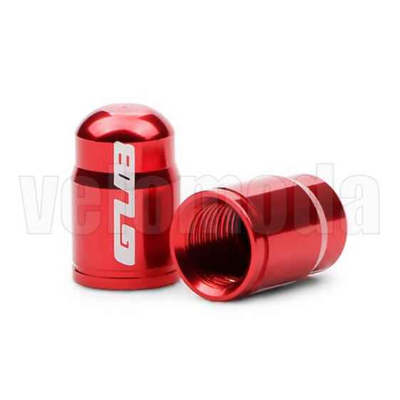 Колпачок на ниппель автомобильный A/V GUB алюминиевый (красный)