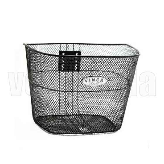 Корзинка для велосипеда передняя Vinca стальная (Black)