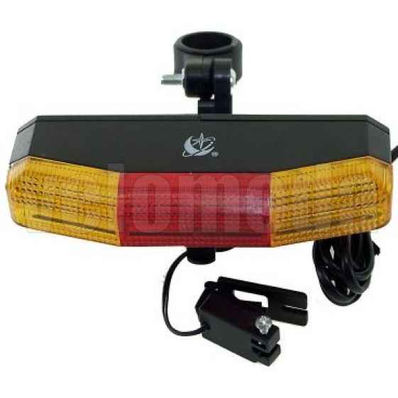 Велофонарь задний 7 диодов поворотник+стоп сигнал Ventura