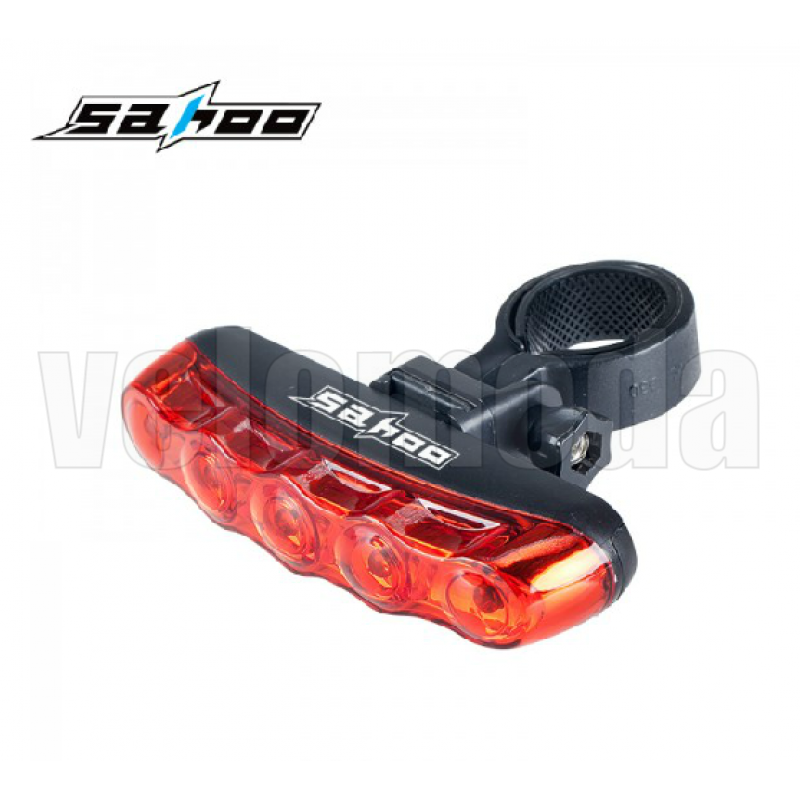 Габарит задний для велосипеда Sahoo 5 Led 7 режимов