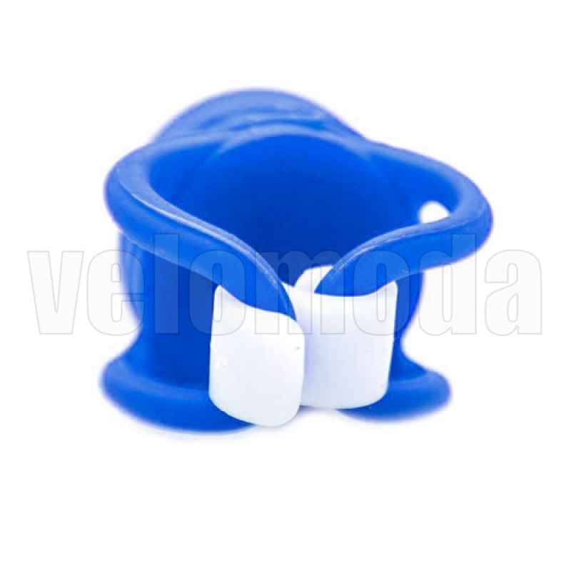 Маячок для велосипеда 2шт Лягушка силиконовый (синий/красный/белый)