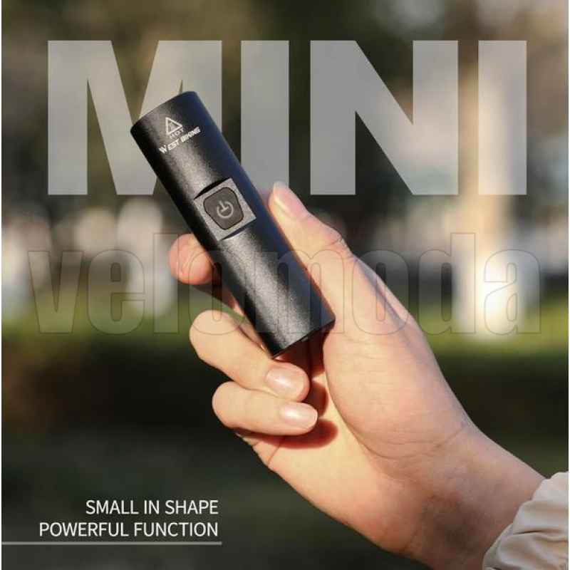 Фонарь велосипедный QB105 1300lm, 4500mAh (чёрный)
