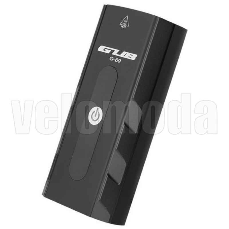 Фонарь велосипедный с дисплеем G-69, 800lm, 4000mAh (чёрный)