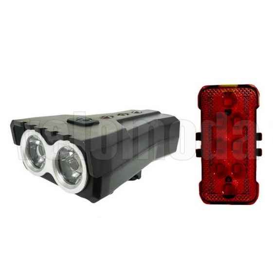 Комплект фонарей T1216, на батерйках AAA