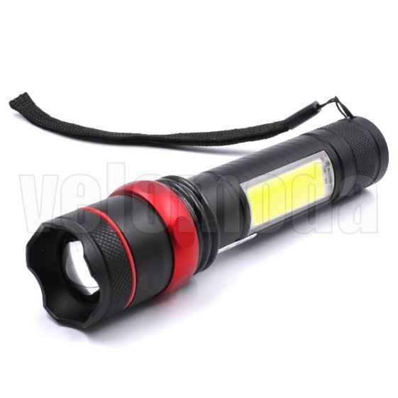 Фонарь FL-155 180 Lm, с фокусировкой, Micro-USB