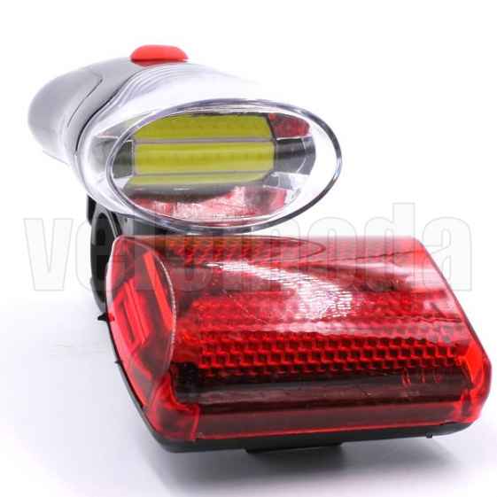 Комплект фонарей для велосипеда X-Balog YZ-809 на батарейках