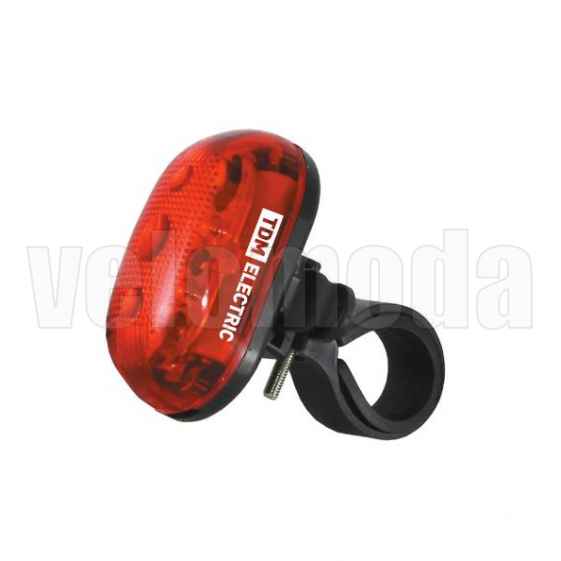 Фонарь велосипедный TDM SQ0350 3 режима, 3 LED, 20lm