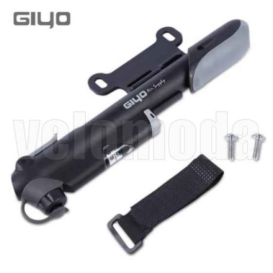 Велосипедный насос GIYO GP 41S, авто/вело ниппель Max 120 Psi