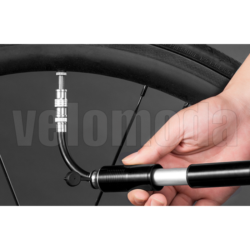 Велосипедный насос со шлангом, алюминиевый RockBros HQ-52BK