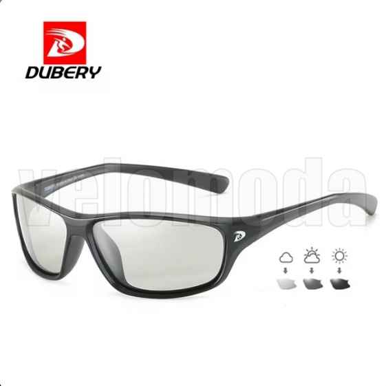 Очки DUBERY D135-09 Polarized, UV400, фотохромные (Чёрные)