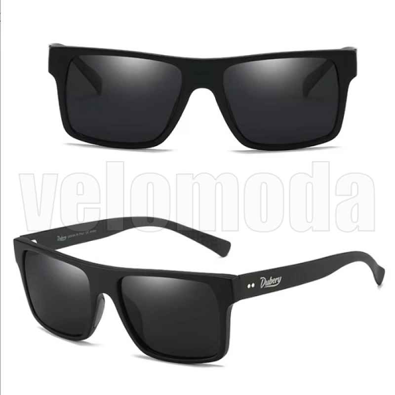 Очки DUBERY D500-01 Polarized, UV400 с карбоновыми дужками (Чёрные)