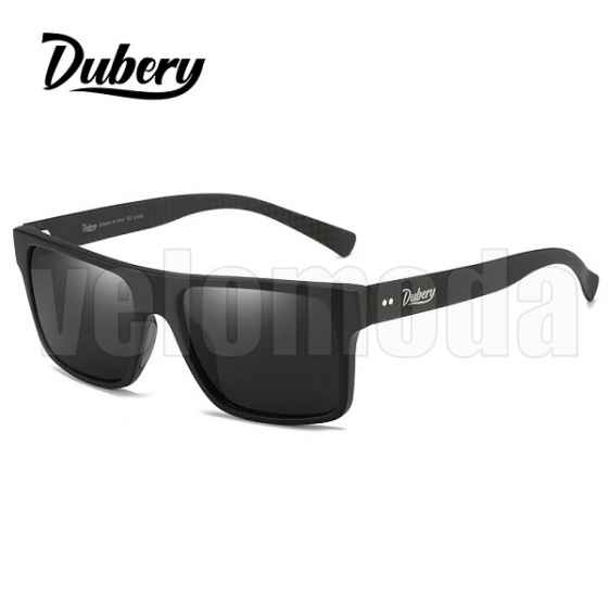 Очки DUBERY D500-01 Polarized, UV400 с карбоновыми дужками (Чёрные)