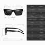 Очки DUBERY D500-01 Polarized, UV400 с карбоновыми дужками (Чёрные)