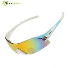 Очки велосипедные RockBros 10019 UV400 Polarized (белые-бирюза) Очки велосипедные RockBros 10019 UV400 Polarized (белые-бирюза)