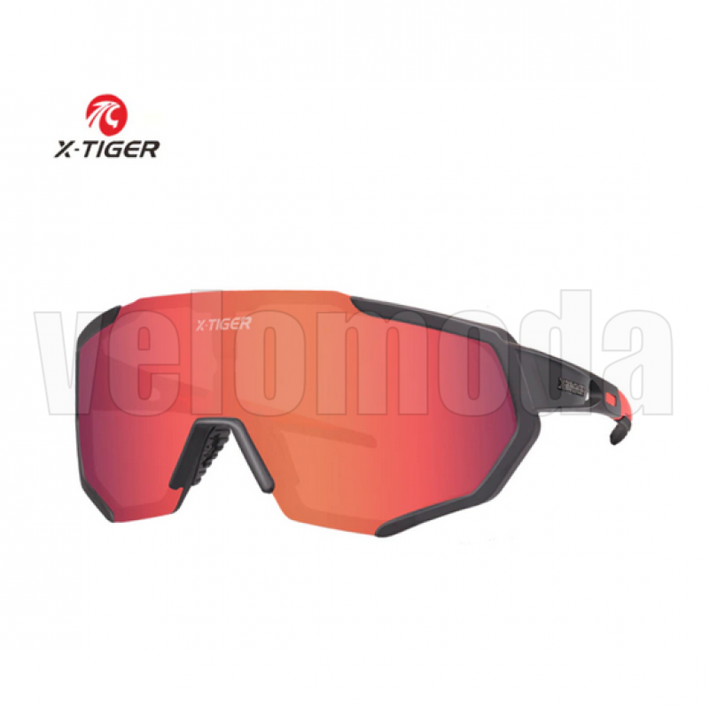 Очки велосипедные X-TIGER JPC02-5P фотохромные, поляризация UV-400 (Чёрно-красные) Очки велосипедные X-TIGER JPC02-5P фотохромные, поляризация UV-400 (Чёрно-красные)