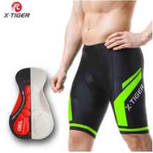 Велошорты с гелевым памперсом мужские X-Tiger DK504 размер M (Зеленый)
