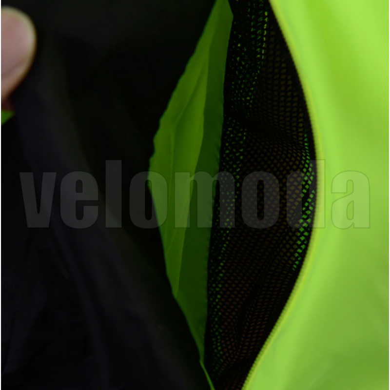 Велосипедная куртка ROCKBROS YPW020 L (Чёрно-зелёная)