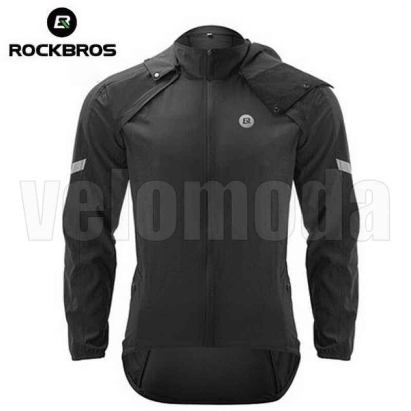 Велокуртка 3в1 Rockbros YPW032 XL (Черный) Велокуртка 3в1 Rockbros YPW032 XL (Черный)
