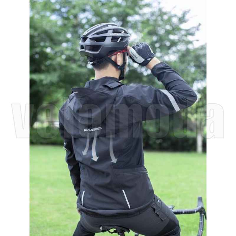 Велокуртка 3в1 Rockbros YPW032 XL (Черный)