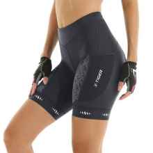 Велошорты женские X-Tiger DK-34501 M, с гелевым памперсом (Черный-розовый)